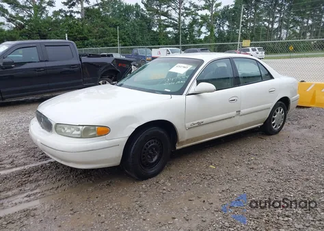 2001 Buick Century Custom z USA, uszkodzony, nr VIN 2G4WS52J011247544